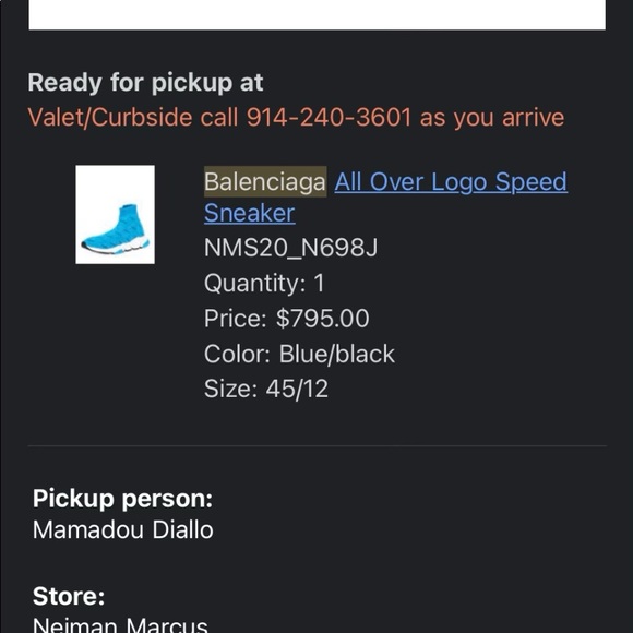 Balenciaga blue/black speed trainer - Picture 7 of 7